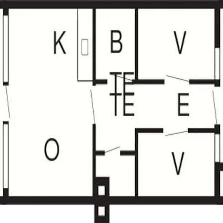 6 Person In Henne Feriehus